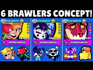 6 Brawlers Concept With Cosmetics