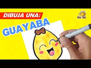 🥭 Cómo dibujar una Guayaba #kawaii #draw #art