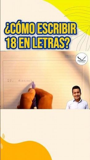 Cómo se escribe 18 en letras?