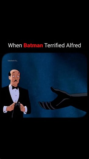 Saksham on Instagram: "Batman: Mask of the Phantasm (1993) delivered one of the most powerful character moments in animated superhero history. When Bruce Wayne appears in full costume and unintentionally terrifies Alfred, the scene lasts only seconds but reveals the emotional cost of becoming Batman. The moment shows that even those closest to Bruce feel the weight of his transformation. Instead of a heroic reveal, the film presents Batman as something almost ghostly, highlighting the loneliness
