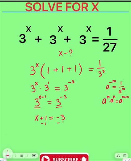 Solve for X: Exponential Equation Explained