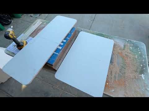 91 B350 Dodge camper van cabinets built ￼￼