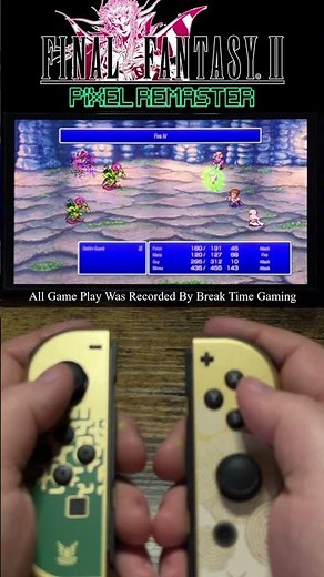Final Fantasy 2 Pixel Remaster Nintendo Switch OLED Gameplay