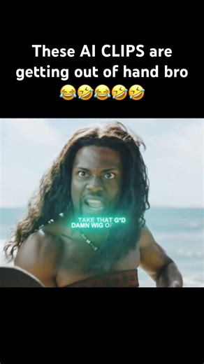 What they do to Kevin hart 😂😂😂 #kevinhart #therock #moana #aigenerated