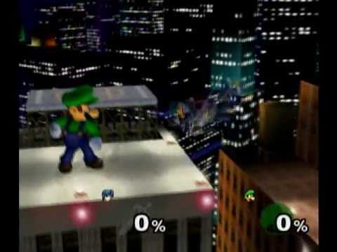 Melee - Luigi wins against every level nine CPU by doing absolutely nothing