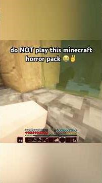 the SCARIEST minecraft modpack ever made #horror #scary #minecraft #shorts #jumpscare