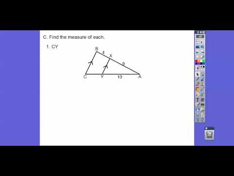Triangle Proportionality Theorem - Mod 17.1