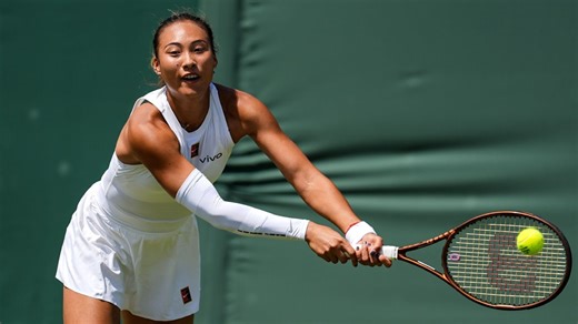 Zheng Qinwen loses third straight opening match at Wimbledon