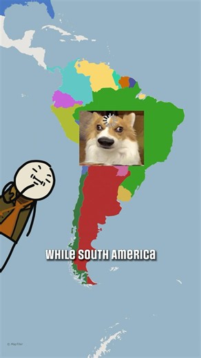 Why did North America become a unified superpower, while South America didn't? #history