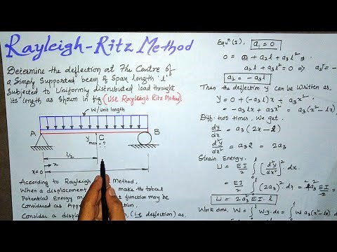 Rayleigh Ritz Method in FEM( Finite Element Method) | Rayleigh Ritz Method example in FEA