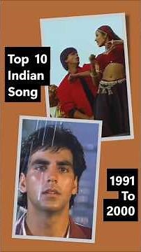 Top 10 Indian Songs (1991–2000) That Defined the 90s Era 🔥🎶 | MusicTally | #shorts