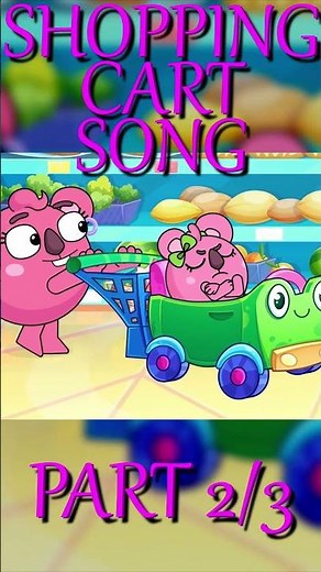Supermarket adventure song 🛒 PART 2 🐨 Kids songs and nursery rhymes #educational