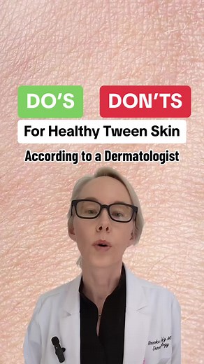 🌟 Skincare Dos and Don'ts for Tweens and Teens with Normal Skin 🌟⁠ ⁠ 🚫 Don't overcomplicate your routine: Stick to a simple 3-4 step process.⁠ 🚫 Don't use chemical exfoliants, retinols, and harsh scrubs: They can be too aggressive for young skin.⁠ 🚫 Don't dive into anti-aging too early: Skip peptides, growth factors, and retinol for now.⁠ ⁠ ✅ Do protect your skin: Apply sunscreen every morning.⁠ ✅ Do maintain healthy habits: Eat plenty of fruits & veggies, stay hydrated, prioritize sleep &