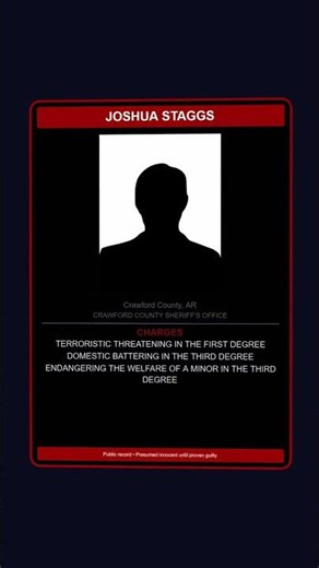 #Shorts 🚨 ARREST ALERT: Joshua Staggs (Crawford Co)
