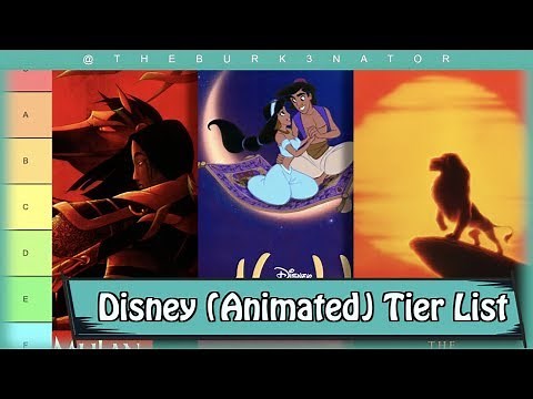 Disney Animated Movie Tier List (Ranked)