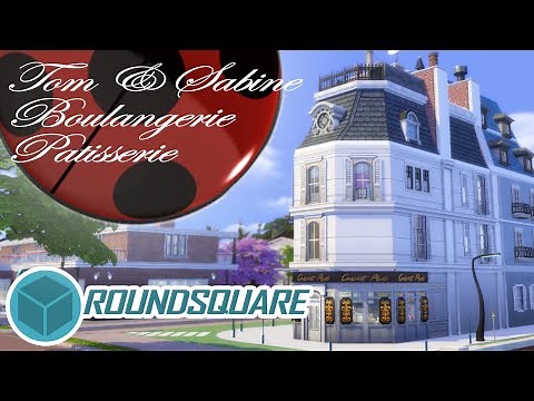 Miraculous Ladybug Bakery - Sims 4 House Tour - RoundSquare