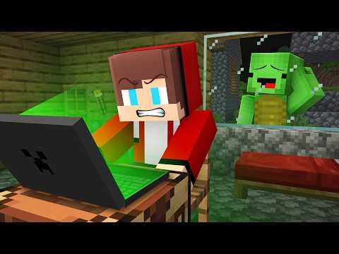What JJ is Hiding From Mikey in Minecraft?