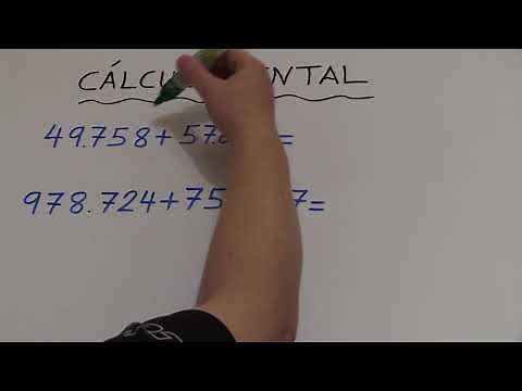 CÁLCULO MENTAL FÁCIL Y RÁPIDO