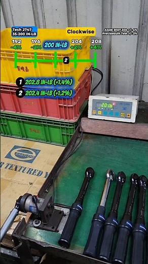 Testing 200 in-lb on 35-200 in-lb Torque Wrench 🤔
