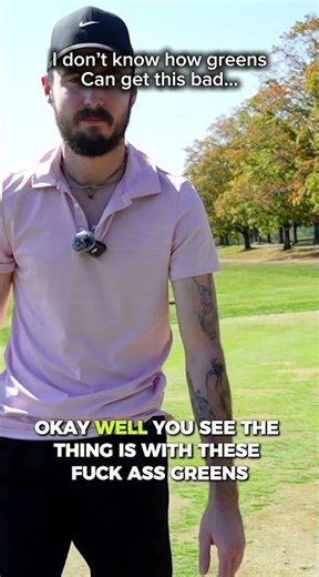Have you ever seen greens this bad? #golf #golfchannel