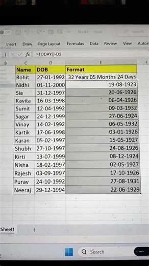 Excel Formulas hack | Microsoft excel for beginners