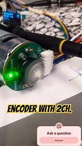 How to read Encoder Hall sensor data by using ESP32 || Encoder ||DC motor#esp32 #encoder #data #Al