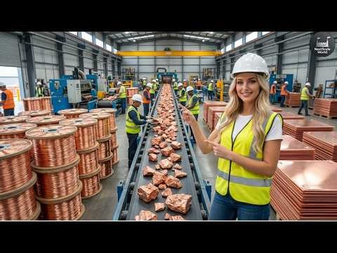How Raw Rock Becomes 99.99% Pure Copper | Inside the World’s BIGGEST Factory (Full Process)