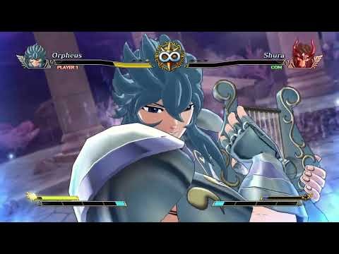 Lyra Orpheus (Silver cloth) Vs Capricorn Shura (Surplice) :Saint Seiya Brave Soldiers (RPCS3)