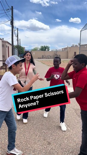 Our scholars don’t fight – they settle things with intense rock paper scissors battles! ✊✋✌️ @Idk u 🤷‍♂️ #RockPaperScissors #ScholarLife #FriendlyCompetition #garfieldstem #stemeducation #garfieldmiddleschool #garfieldstemmagnet