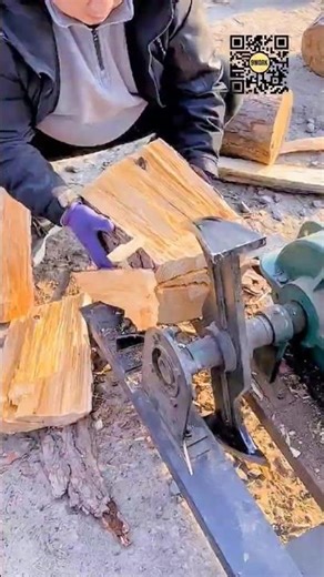 Compact Log Splitting Machine for Fast Firewood Preparation #9work