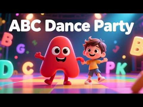 ABC Dance Party 🎵 Alphabet Rap Song for Kids