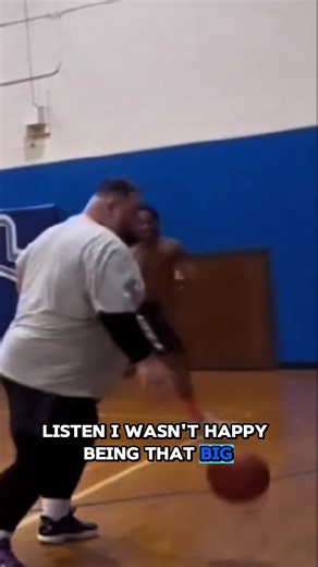 Playing basketball at 500lbs was impressive and embarrassing at the same time #weightloss #transformation #bigboyseason #fyp #impressive