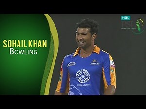 PSL 2017 Match 13: Peshawar Zalmi vs Karachi Kings - Sohail Khan Bowling