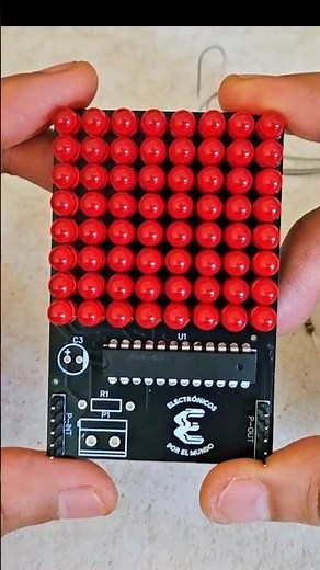 Building an 8x8 LED Matrix PCBA with JLCPCB #pcba #jlcpcb #electronics #arduino #easyeda
