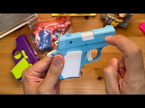 Fidget Toy Gun Satisfying Unboxing ASMr.anson