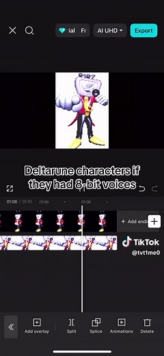 Deltarune Characters with 8-Bit Voices