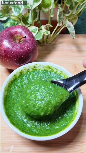 DELICIOUS Pahadi Apple Mint Chutney Recipe You'll LOVE! #shorts #easyrecipe