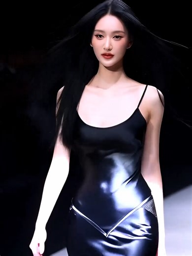 Catwalk in my favorite satin night dress ✨ #SatinDress #CatwalkChallenge #Strut #FYP #FashionTikTok #viral