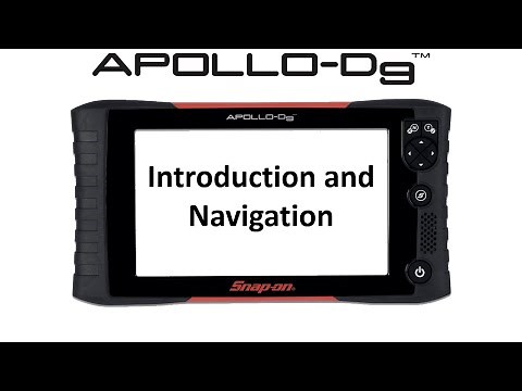 Introduction and Navigation: APOLLO-D9™ (Pt. 1/8) | Snap-on® Training Solutions®