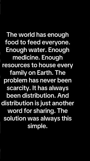 The Problem Was Never Scarcity — It Was Always Distribution — Which Is Just Another Word for Sharing