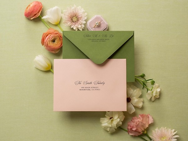 A7 Envelope Address Printing (d2) - With White or Black Ink Custom Wedding Guest Invitation Black Navy Green Return Envelopes Personalized - Etsy