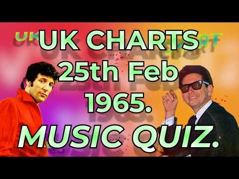 UK Top 20 Chart Quiz – 25 Feb 1965 | 60s Music Trivia Challenge