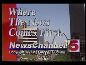 June 23, 1997 NBC KSDK News Channel 5 Partial Broadcast With Original Commercials