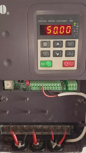 How to Set Up VFD Parameters through a Switch