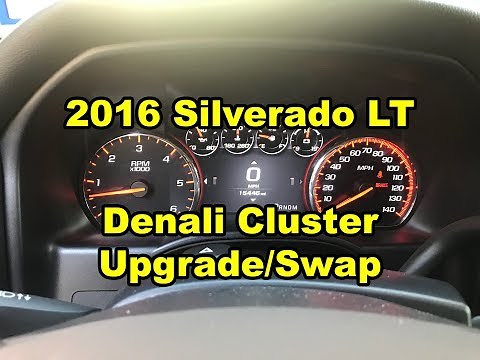 2016 Silverado: Denali Cluster Upgrade