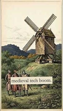 How Windmills Powered Civilizations for 2,000 Years 🌍 #history #historyshorts #ai