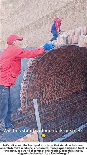 The Geometry of Trust: Hand-Building a Brick Arch 🧱🔄