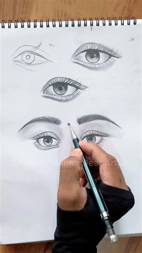 How To Make Side Eye | Side Eye Drawing | Eyes Tutorial #eyes #drawing #tutorial #trending #shorts