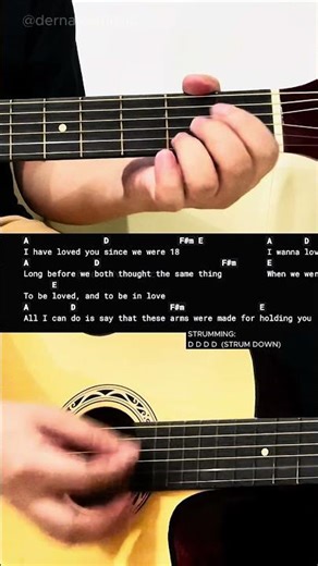 18 - One Direction | Easy Guitar Tutorial For Beginners #guitarlesson #shorts