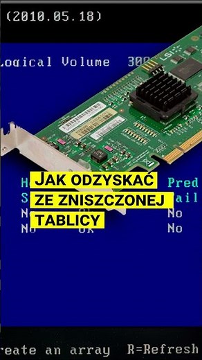 How to recover data from a damaged RAID array in case of an LSI 3081E-R controller failure #shorts
